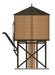Broadway Limited Imports 7926 HO Scale Wood Water Tower - Weathered Brown (Non-Operating)