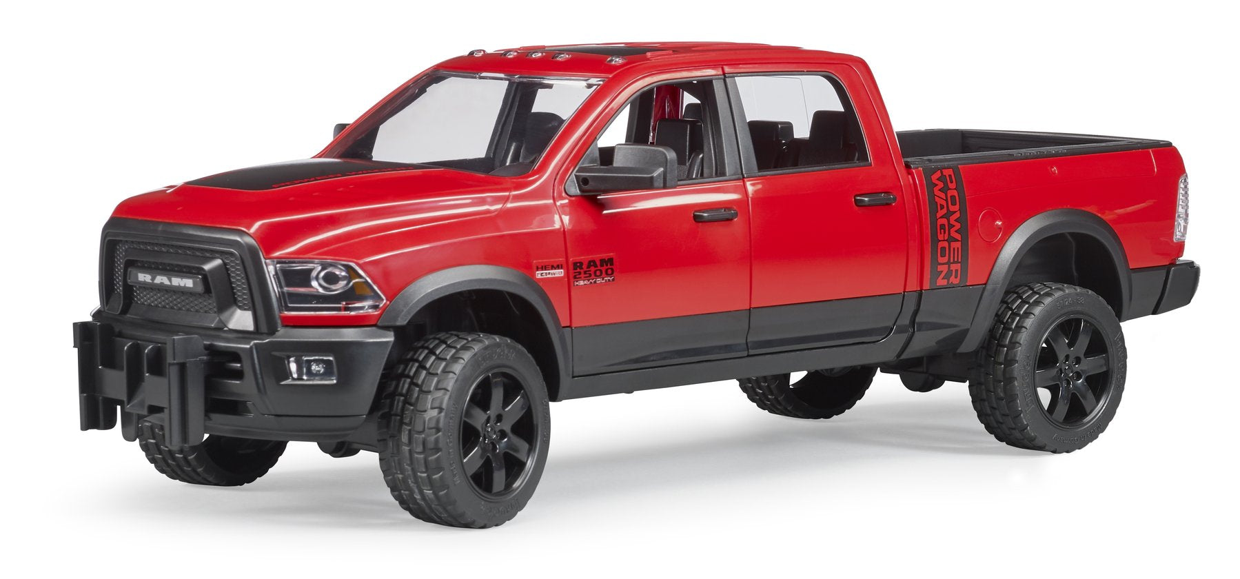 Bruder RAM 2500 Power Wagon + Ducati Desert Sled – Échelle 1:16 – Portes Ouvrantes – Suspensions – Dès 3 Ans