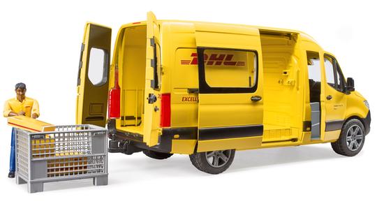 Bruder 02671 Mercedes Benz Sprinter Delivery Van with Driver - DHL