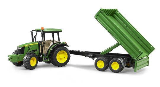 Bruder 09816 John Deere 5115M Tractor with Trailer
