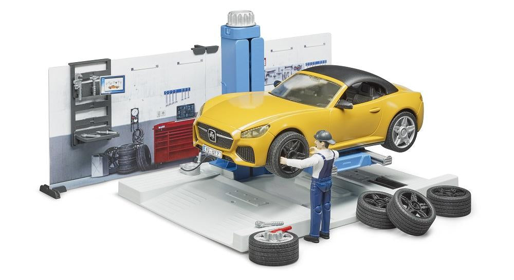 Bruder 62111 Bworld Gas Station with Car Wash