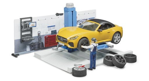 Bruder 62111 Bworld Gas Station with Car Wash