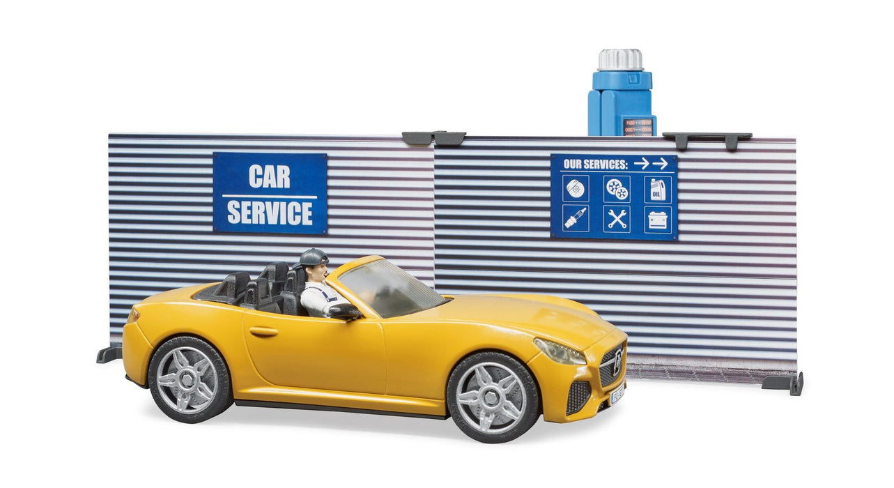 Bruder 62111 Bworld Gas Station with Car Wash