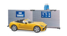 Bruder 62111 Bworld Gas Station with Car Wash