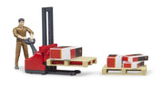 Bruder 62210 UPS Logistics Set with Pallet Jack and Figure