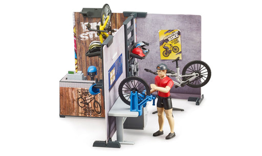 bike service shop model toy