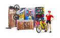 bike service shop model toy