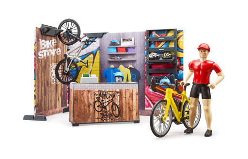bike service shop model toy