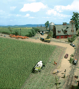 Busch 1202 HO Scale Corn Field Kit