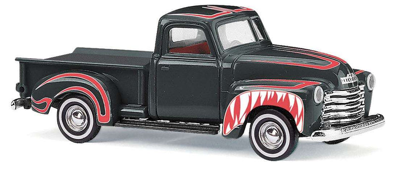 Busch 48241 HO Scale (1:87) 1950 Chevrolet Pickup Truck Crazy Car Haifisch