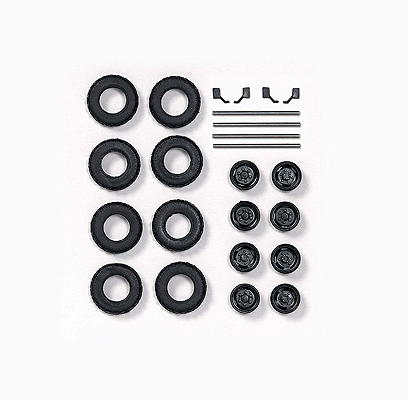 Busch 49955 HO Scale (1:87) Robur Truck Tire Set