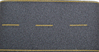 Busch 6036 HO Scale Flex 2 Lane Road with Yellow Markings 1 Meters