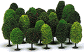 Busch 6487 Assorted Deciduous Trees 25 Pack