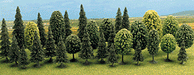 Busch 6489 Mixed Forest Trees 30 Pack