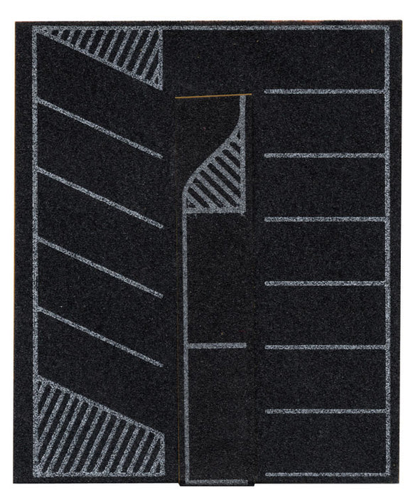 Busch 7077 N Scale Self Adhesive Flexible Paved Parking Lot (4-3/4 x 4")