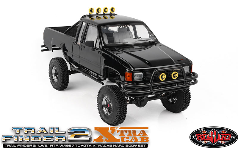 RC4WD Z-RTR0057 RTR Trail Finder 2 LWB with 1987 Toyota XTRAcab Bodyset