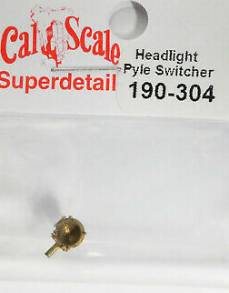 Cal Scale Superdetail 304 HO Scale Pyle Headlight for Switcher