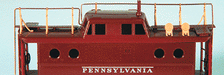 Cal Scale Superdetail 455 PRR Caboose Antenna Supports for N5
