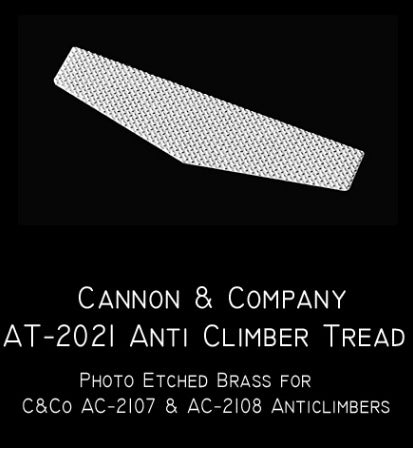 Cannon & Company AT-2021 HO Scale Anticlimber Safety Tread Fits AC-2107 and AC-2108 70/90-Series