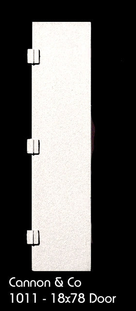 Cannon & Company 1011 HO Scale Plain Hood Doors 18 x 78 (8-Pack)