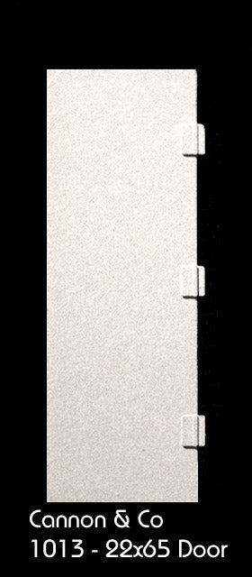 Cannon & Company 1013 HO Scale EMD Hood Unit Doors 3 Hinges & Sight Glass Scale 22 x 65 (8-Pack)