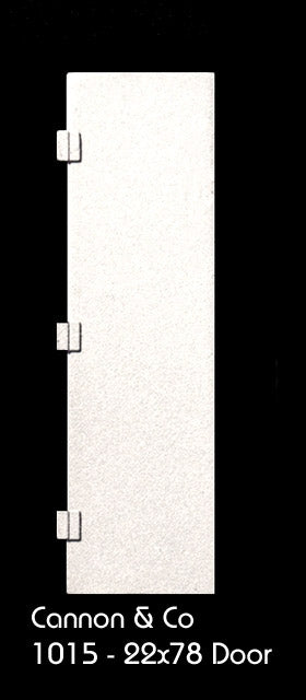 Cannon & Company 1015 HO Scale Plain Hood Doors 22 x 78 (8-Pack)