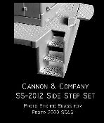 Cannon & Company 2012 HO Scale Photo-Etched Brass Engine Step Set For Proto 2000 SD45