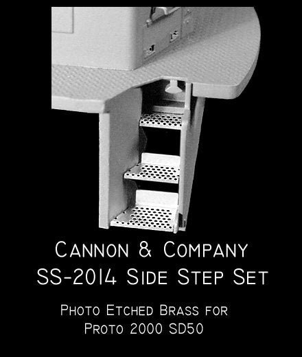 Cannon & Company 2014 HO Scale Photo-Etched Brass Engine Step Set For Proto 2000 SD50