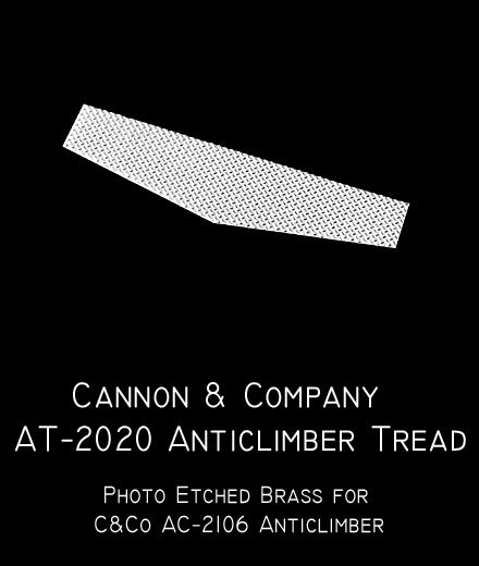 Cannon & Company 2020 HO Scale Anticlimber Safety Tread Fits #2106 60-Series Anticlimber (6-Pack)