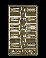 Cannon & Company 2035 HO Scale Photo-Etched Brass Engine Step Set For Athearn SD40-2