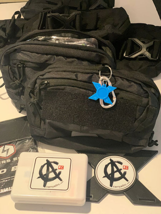 CarryAll-RC Black with Blue X WasitpaX Test & Tune WaistpaX Base Model for RC