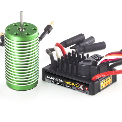 Castle Creations 010-0147-01 Mamba Micro X 12.6V ESC 2A BEC w/ 4100kV Brushless Motor