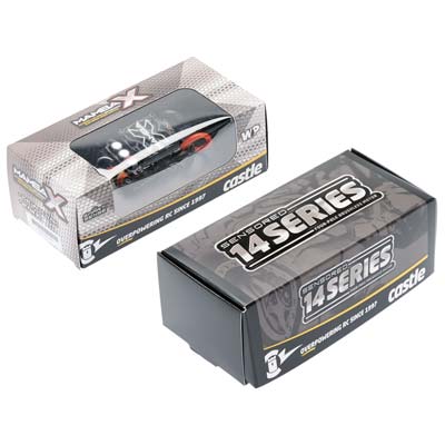 Castle Creations 010-0155-08 Mamba X 25.2V Water Proof ESC with 1900kV Slate Crawler Motor Combo