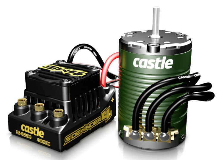 Castle Creations 010-0164-05 Sidewinder 4 ESC w/ 1410-3800kv Motor