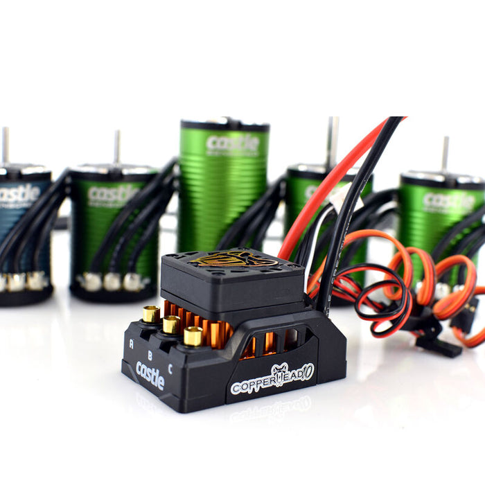 Castle Creations 010-0166-07 Copperhead 10 Waterproof Sensored ESC and 2280KV Motor (Crawler)