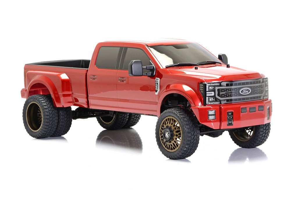CEN Racing 8982 Red Candy Apple 1/10 4WD RTR Ford F-450 DL Custom Series Solid Axle Dually Pickup