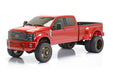CEN Racing 8982 Red Candy Apple 1/10 4WD RTR Ford F-450 DL Custom Series Solid Axle Dually Pickup