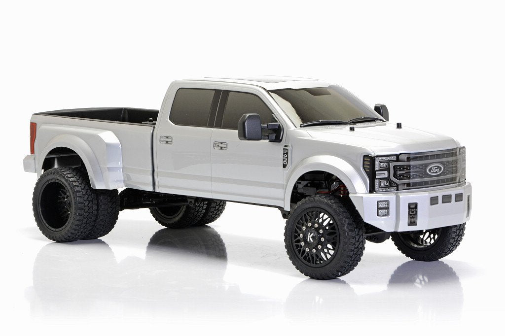 CEN Racing 8983 Silver Mercury 1/10 4WD RTR Ford F-450 DL Custom Series Solid Axle Dually Pickup