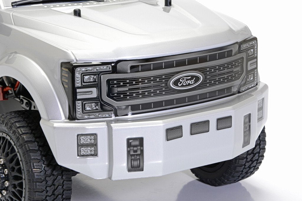 CEN Racing 8983 Silver Mercury 1/10 4WD RTR Ford F-450 DL Custom Series Solid Axle Dually Pickup