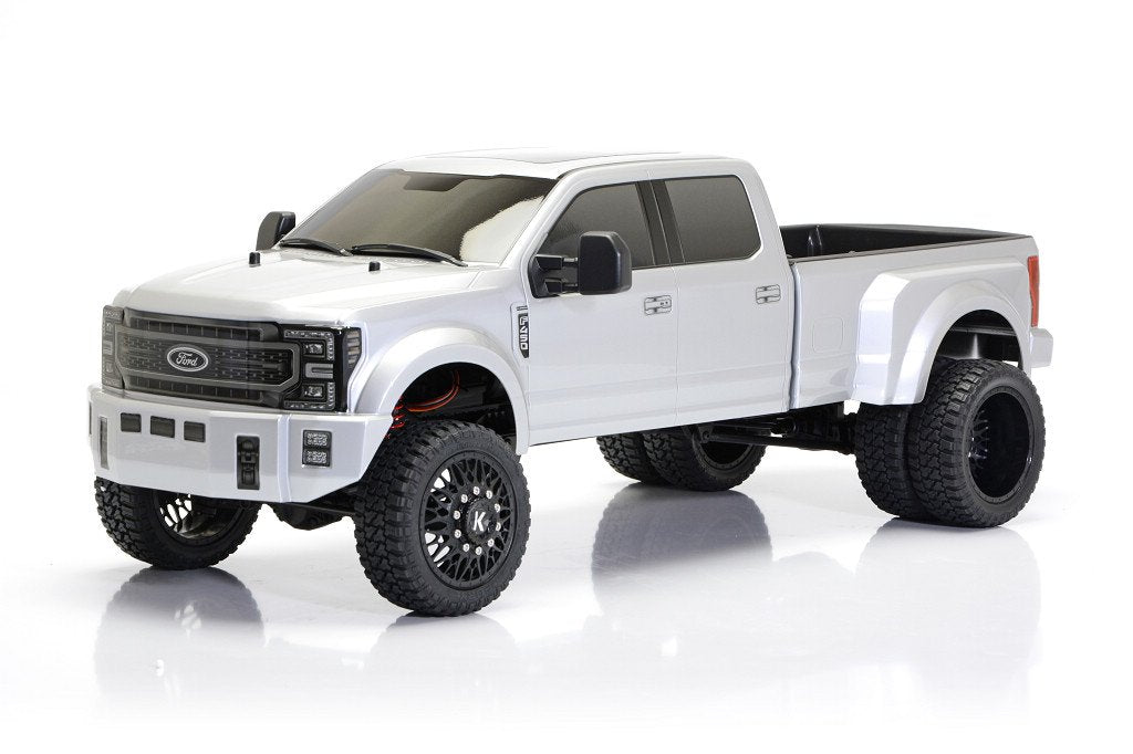 CEN Racing 8983 Silver Mercury 1/10 4WD RTR Ford F-450 DL Custom Series Solid Axle Dually Pickup