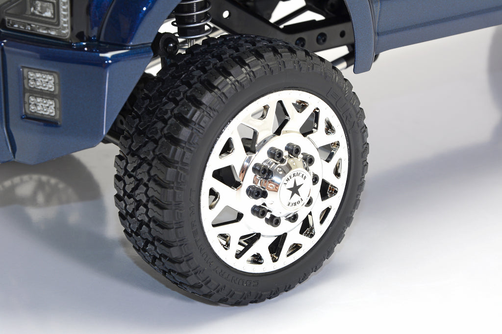 CEN Racing 8984 Blue Galaxy 1/10 4WD RTR Ford F-450 DL Custom Series Dually with American Force Wheel