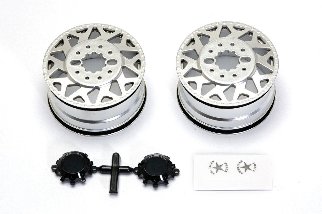 CEN Racing CD0602 Silver American Force H01 Contra Wheels DL- Series 2 Pack