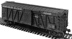 Central Valley HO Scale 1001 40' Stock Car Undecorated Kit