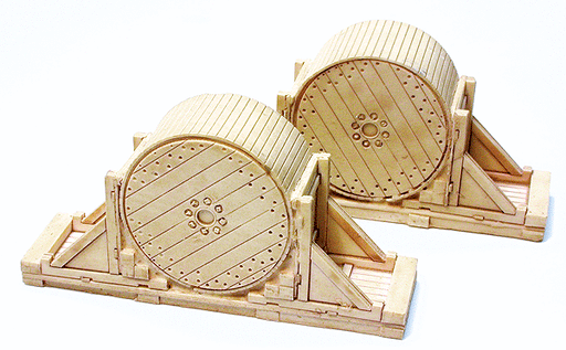 Chooch 7246 HO Scale Heavy Cable Spools Load