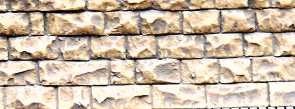 Chooch 8260 HO or N Flexible Small Cut Stone Wall 3.5" x 13"
