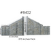 Chooch 8402 HO Scale Cut Stone Sloped Abutment 2 Pack