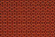 Chooch 8621 HO or N Flexible Dark Red Small Brick Wall Sheet 2 Pack