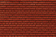 Chooch 8623 HO Scale Flexible Dark Red Medium Brick Wall Sheet 2 Pack