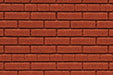 Chooch 8625 HO S or O Flexible Dark Red Large Brick Wall Sheet 2 Pack
