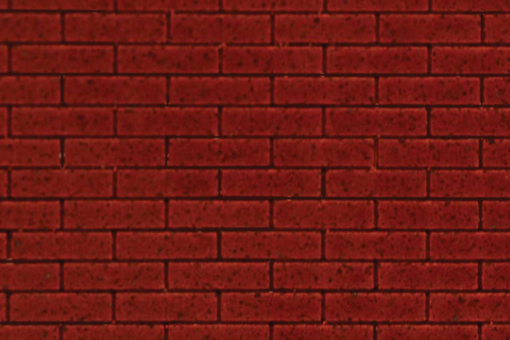 Chooch 8671 HO S or O Flexible Dark Red Large Brick Pavers Sheet 2 Pack